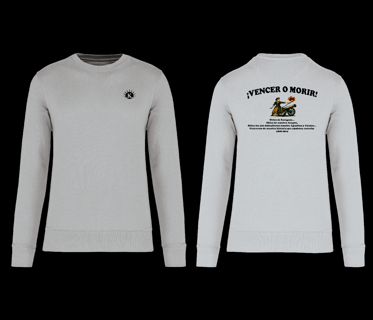 KD402N SUDADERA HOMENAJE A LOS SITIOS DE ZARAGOZA UNISEX - DF CREACION