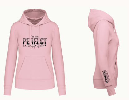 S1101 SUDADERA CAPUCHA  I´M NOT PERFECT