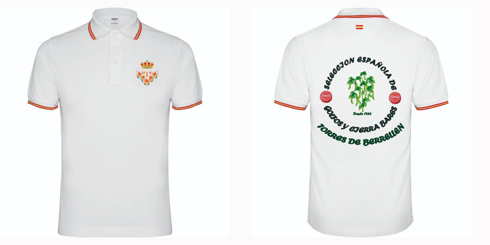 P1008 POLO ESPAÑA PARA SUBLIMACION - DF CREACION