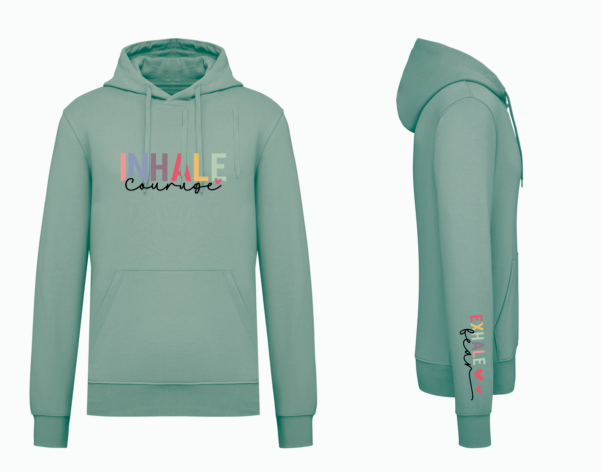S1115 SUDADERA CAPUCHA INHALE - DF CREACION
