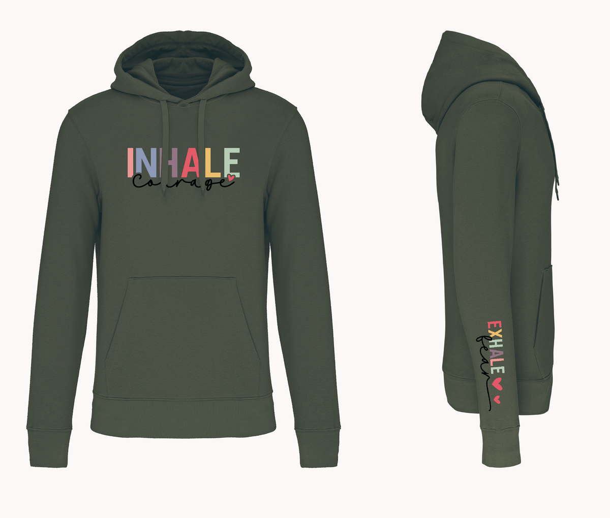 S1115 SUDADERA CAPUCHA INHALE - DF CREACION