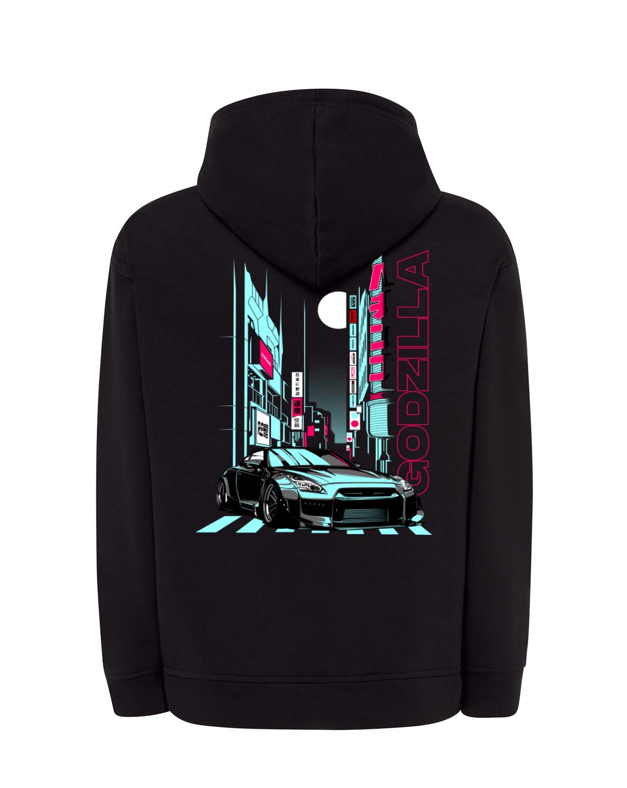 JD3005 SUDADERA OVERSIZE DE 320GR GODZILLA