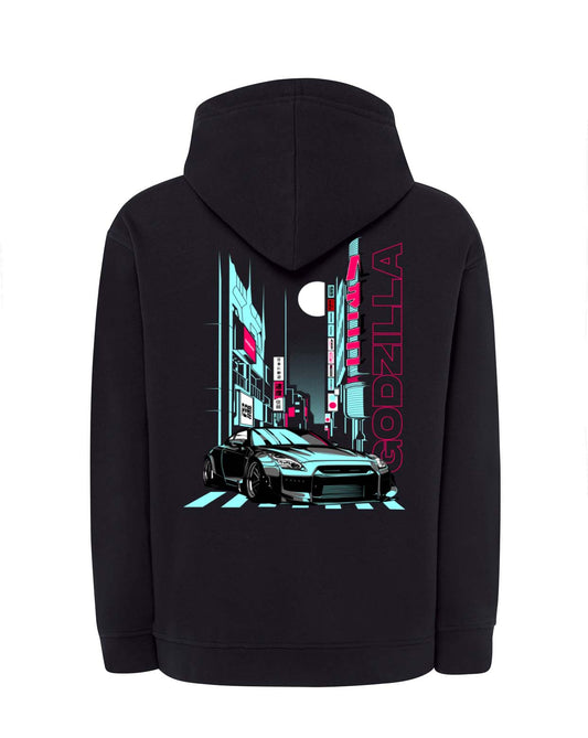 JD3005 SUDADERA OVERSIZE DE 320GR GODZILLA