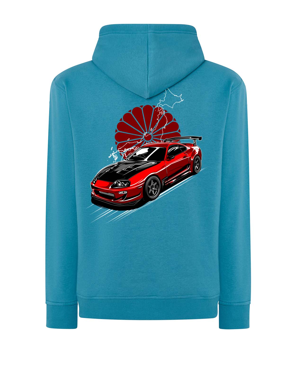 JD3004 SUDADERA OVERSIZE DE 320GR RED BLOOM