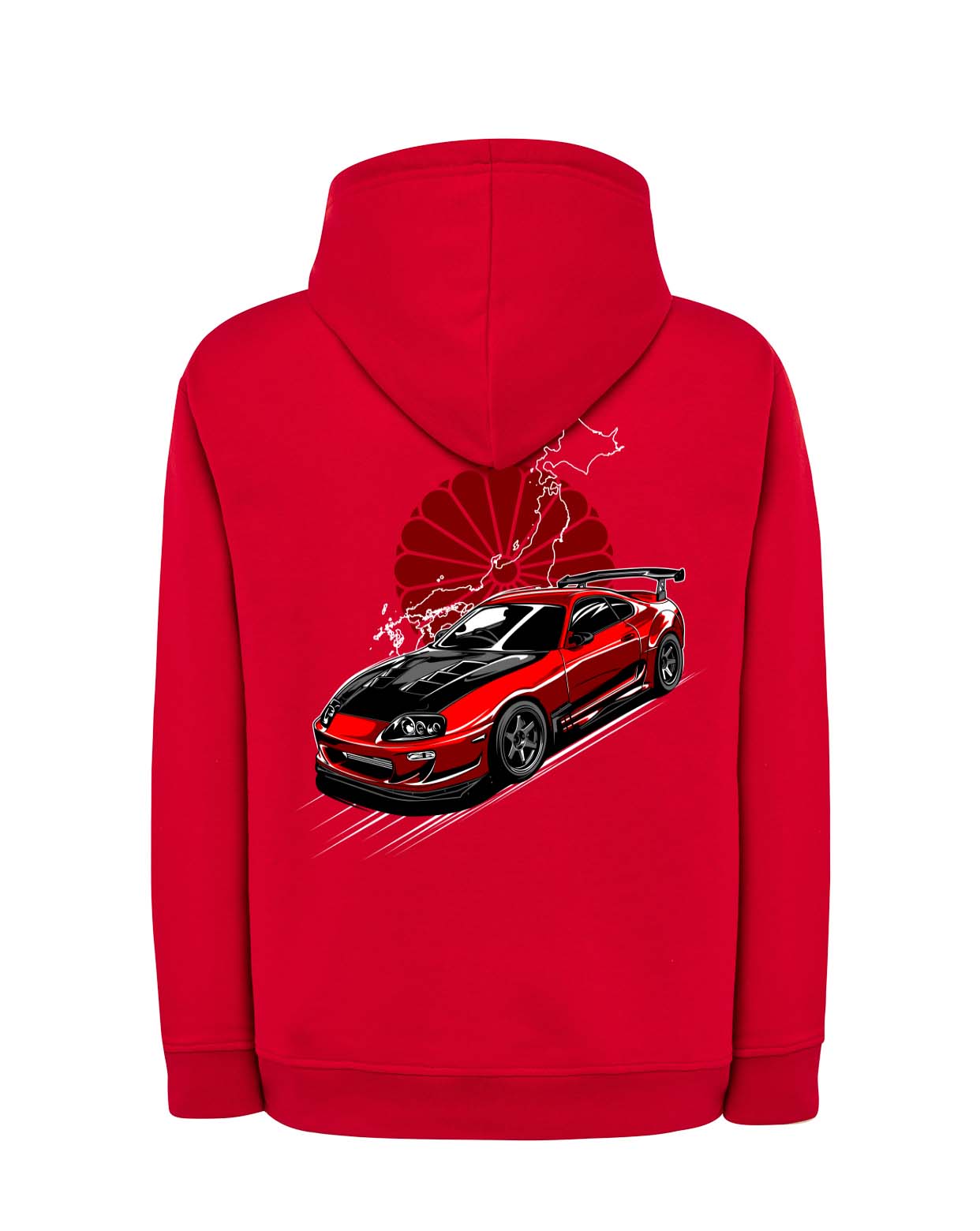 JD3004 SUDADERA OVERSIZE DE 320GR RED BLOOM