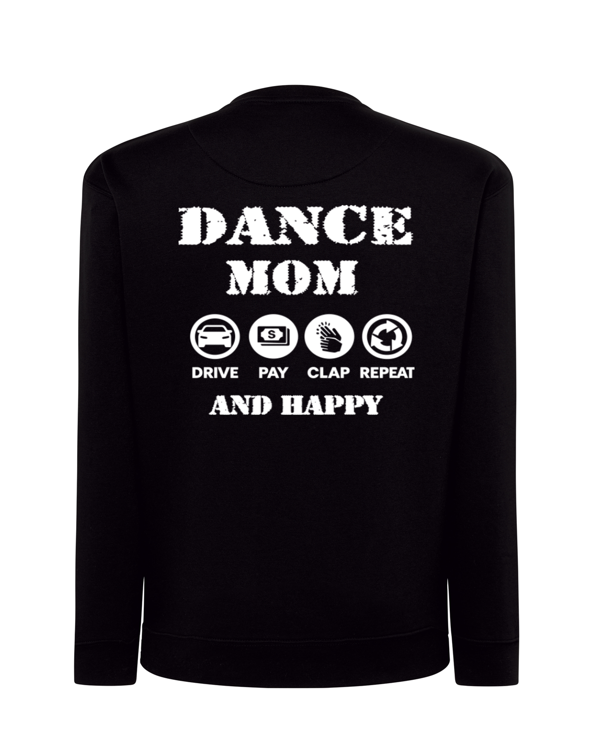 P2011 SUDADERA DANCE MOM EDITION AND HAPPY - DF CREACION