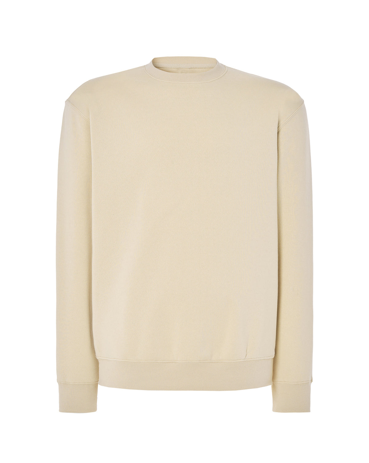 Sudadera cuello redondo 8030 - Crema - delantera