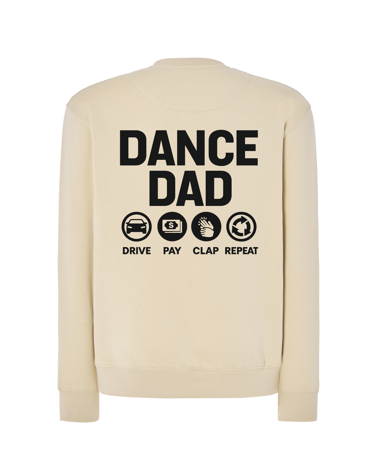 P2009 SUDADERA DANCE DAD EDITION AND HAPPY - DF CREACION