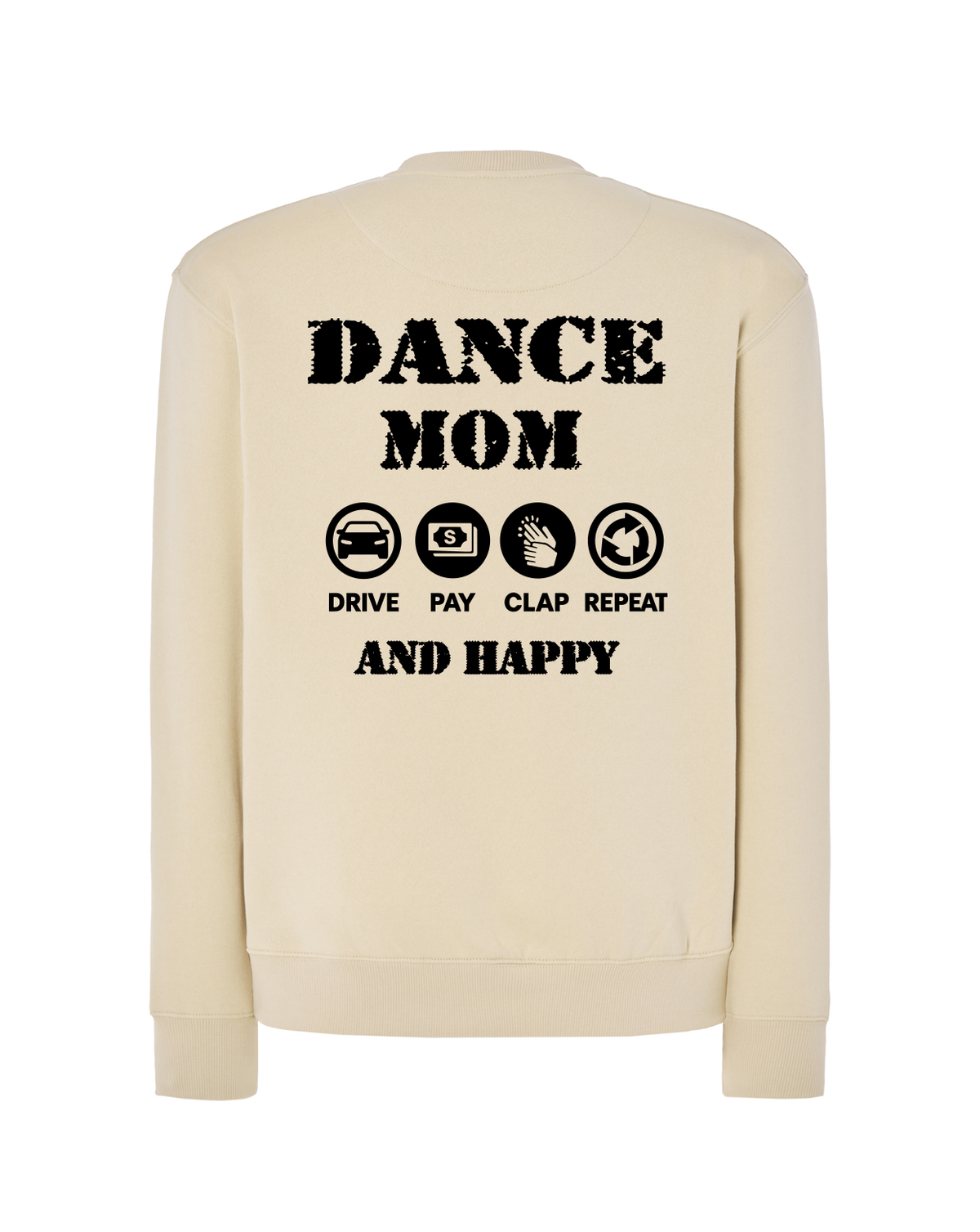 P2010 SUDADERA DANCE MOM EDITION AND HAPPY - DF CREACION