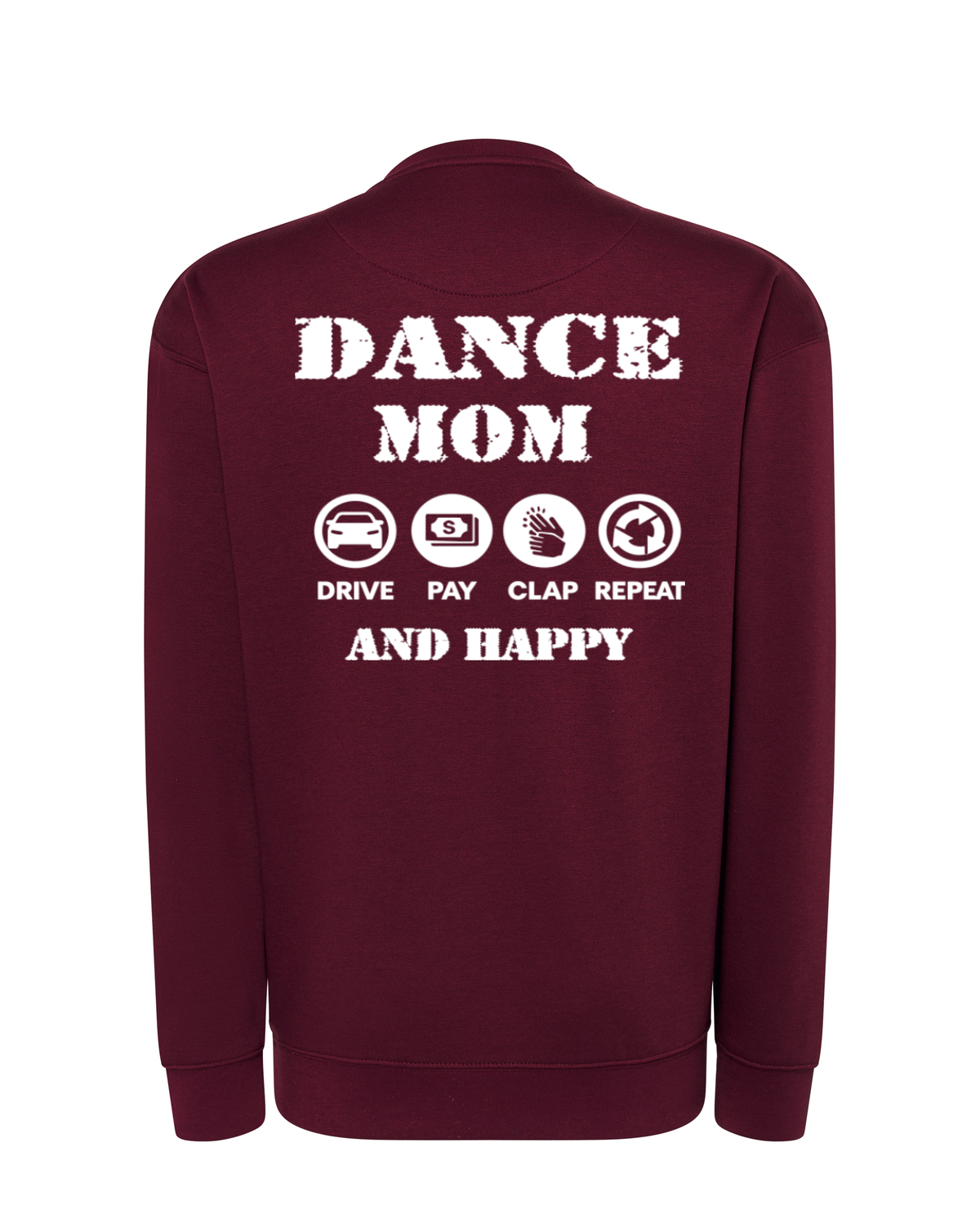 P2011 SUDADERA DANCE MOM EDITION AND HAPPY - DF CREACION