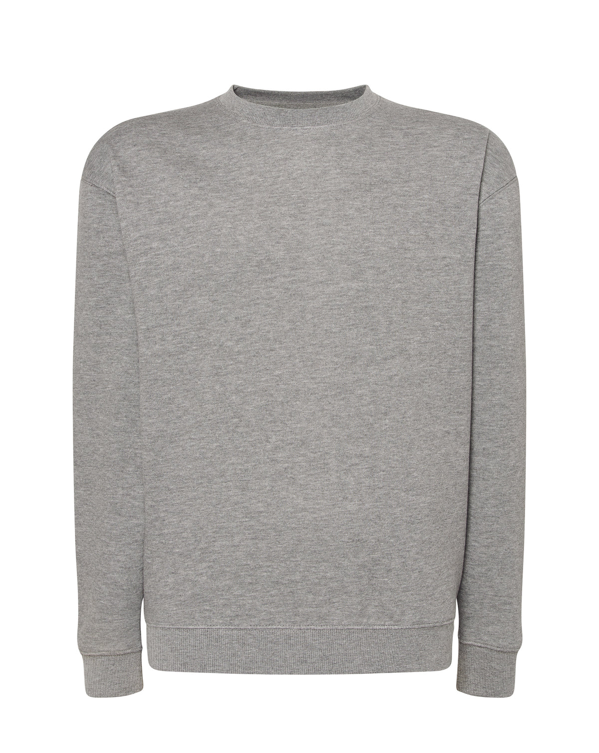 Sudadera cuello redondo 8030 - Gris jaspeado - delantera