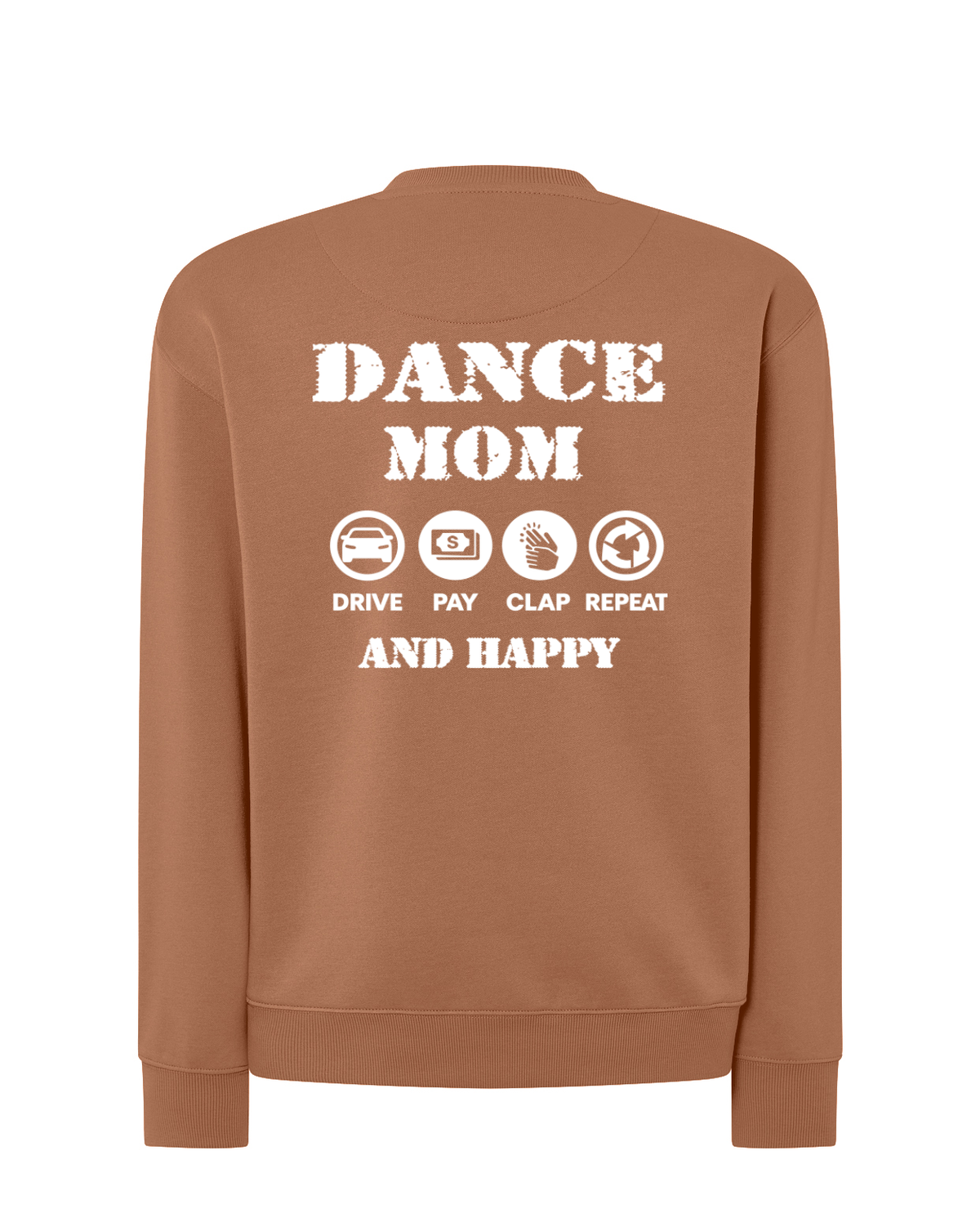 P2011 SUDADERA DANCE MOM EDITION AND HAPPY - DF CREACION