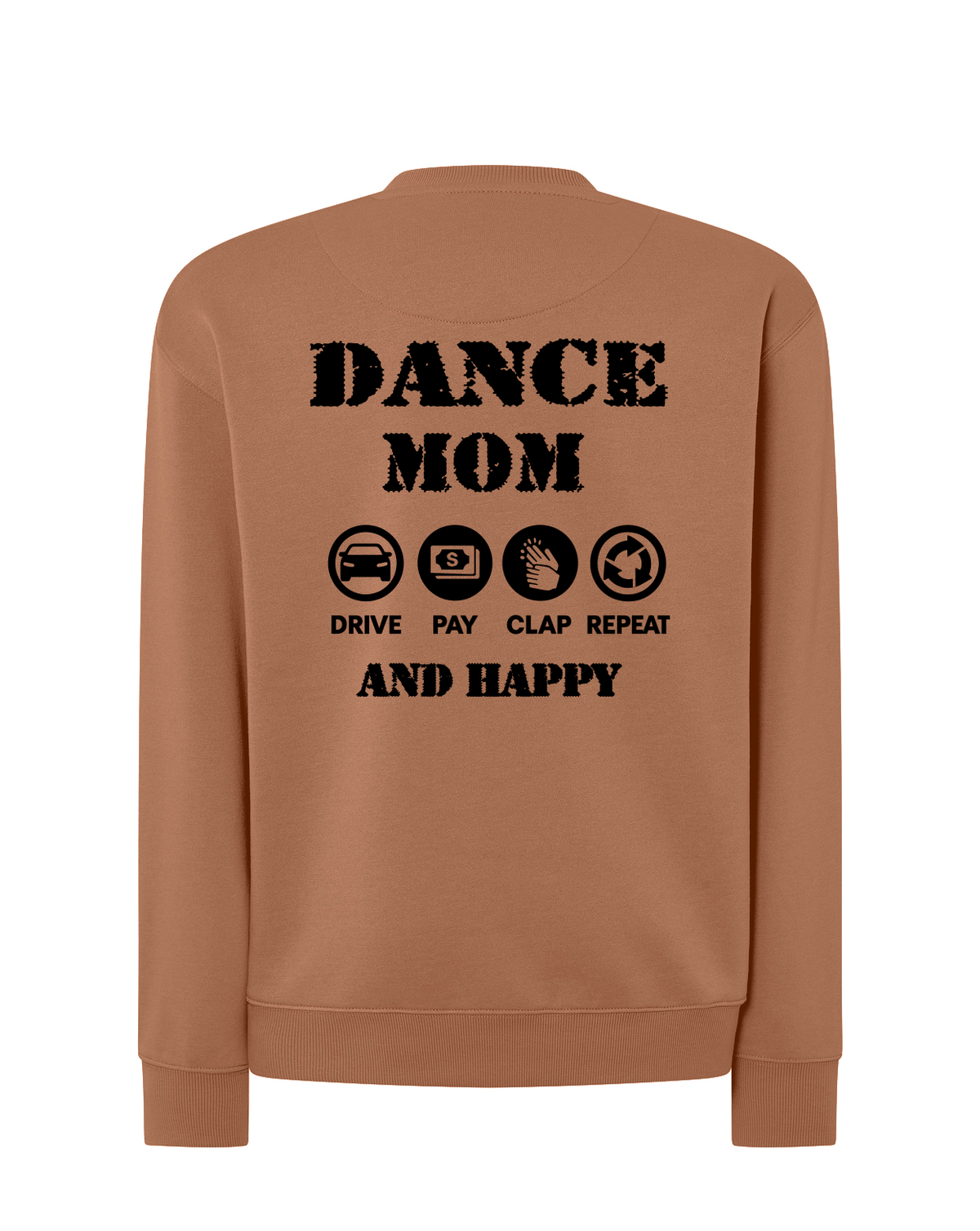 P2010 SUDADERA DANCE MOM EDITION AND HAPPY - DF CREACION