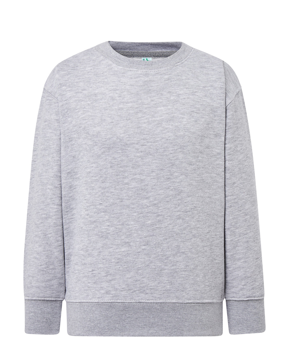 Sudadera niño 8031 - Gris jaspeado claro - delantera