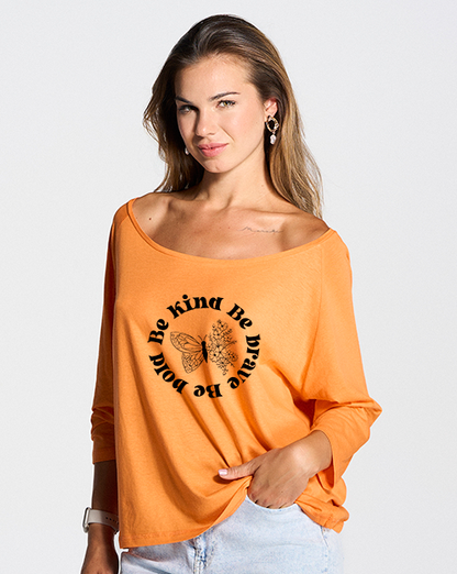 1007 CAMISETA CROP 3/4 MANGA - DF CREACION