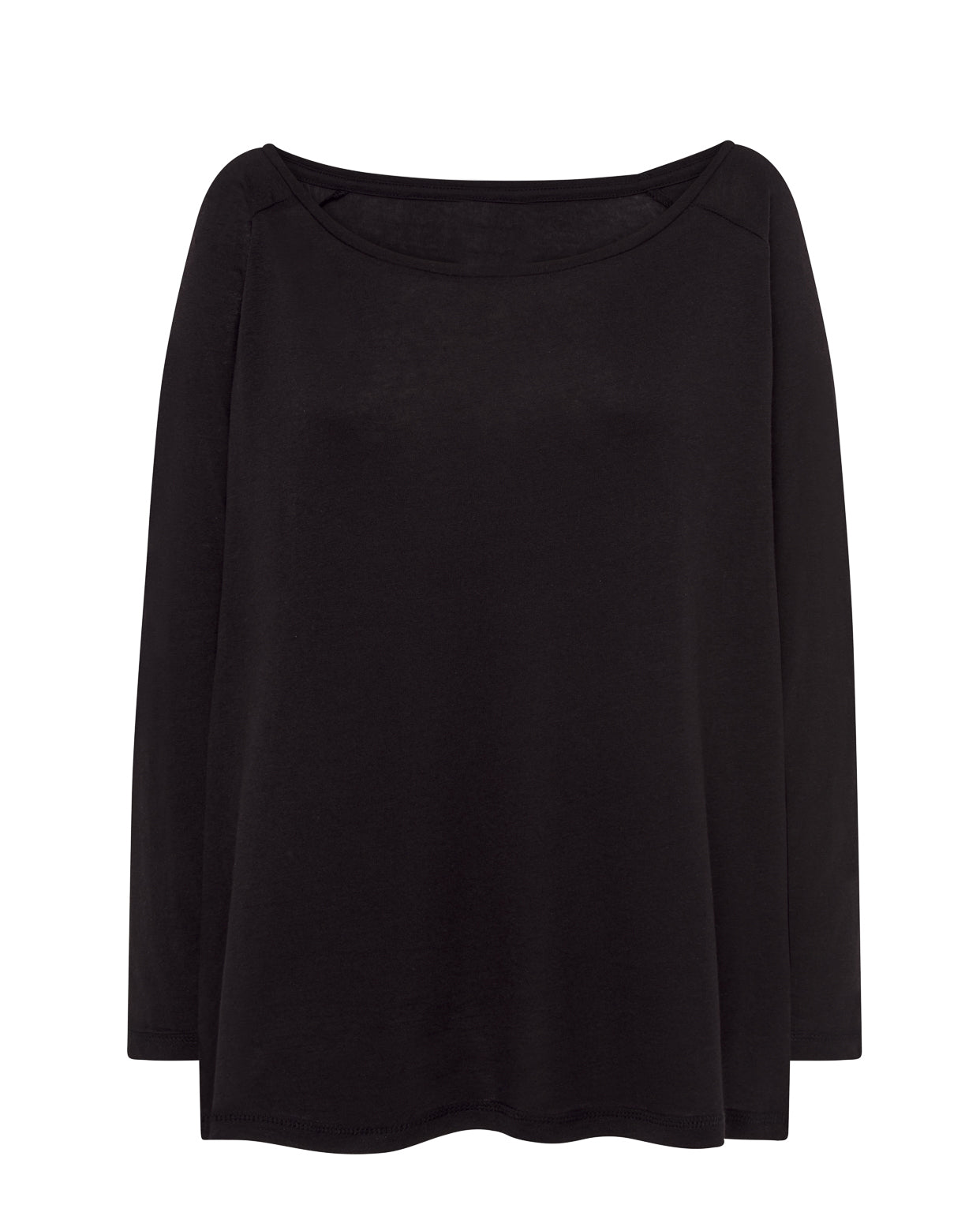 8012 Camiseta Crop Mujer Manga 3/4 – Cuello Amplio y Tejido Suave - DF CREACION