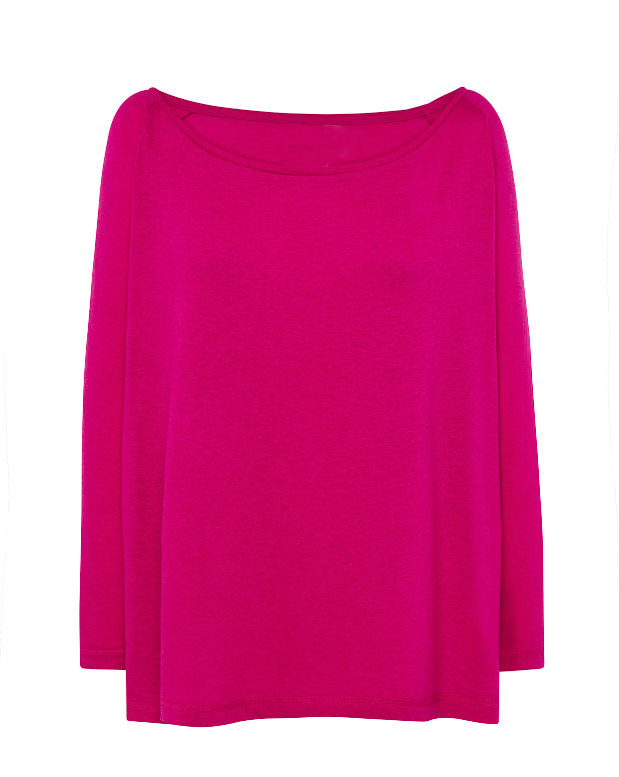 8012 Camiseta Crop Mujer Manga 3/4 – Cuello Amplio y Tejido Suave - DF CREACION