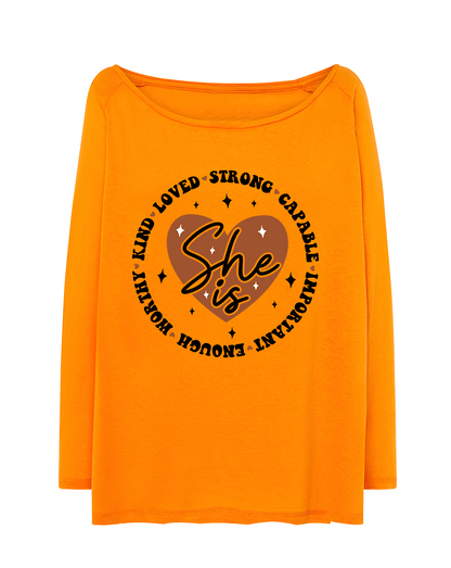 1005 CAMISETA CROP 3/4 MANGA - DF CREACION