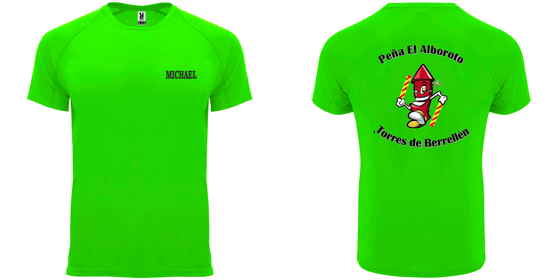 R1000 CAMISETA TECNICA EL ALBOROTO - DF CREACION