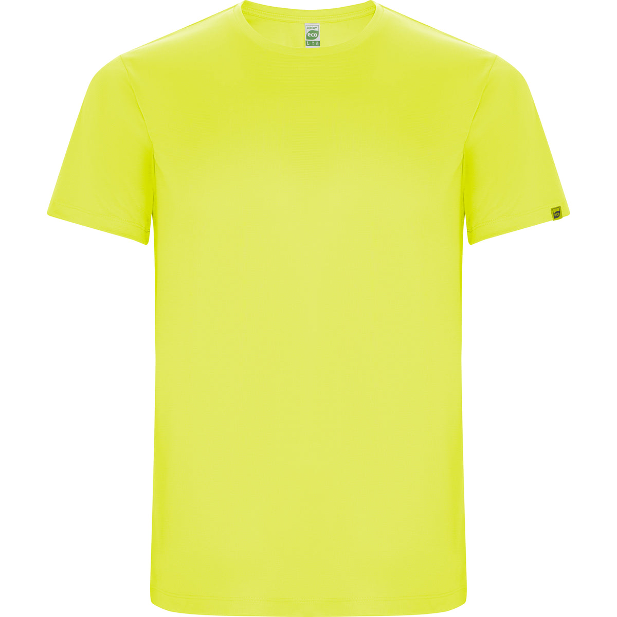 Camiseta técnica 8014 Imola - Amarillo flúor - delantera