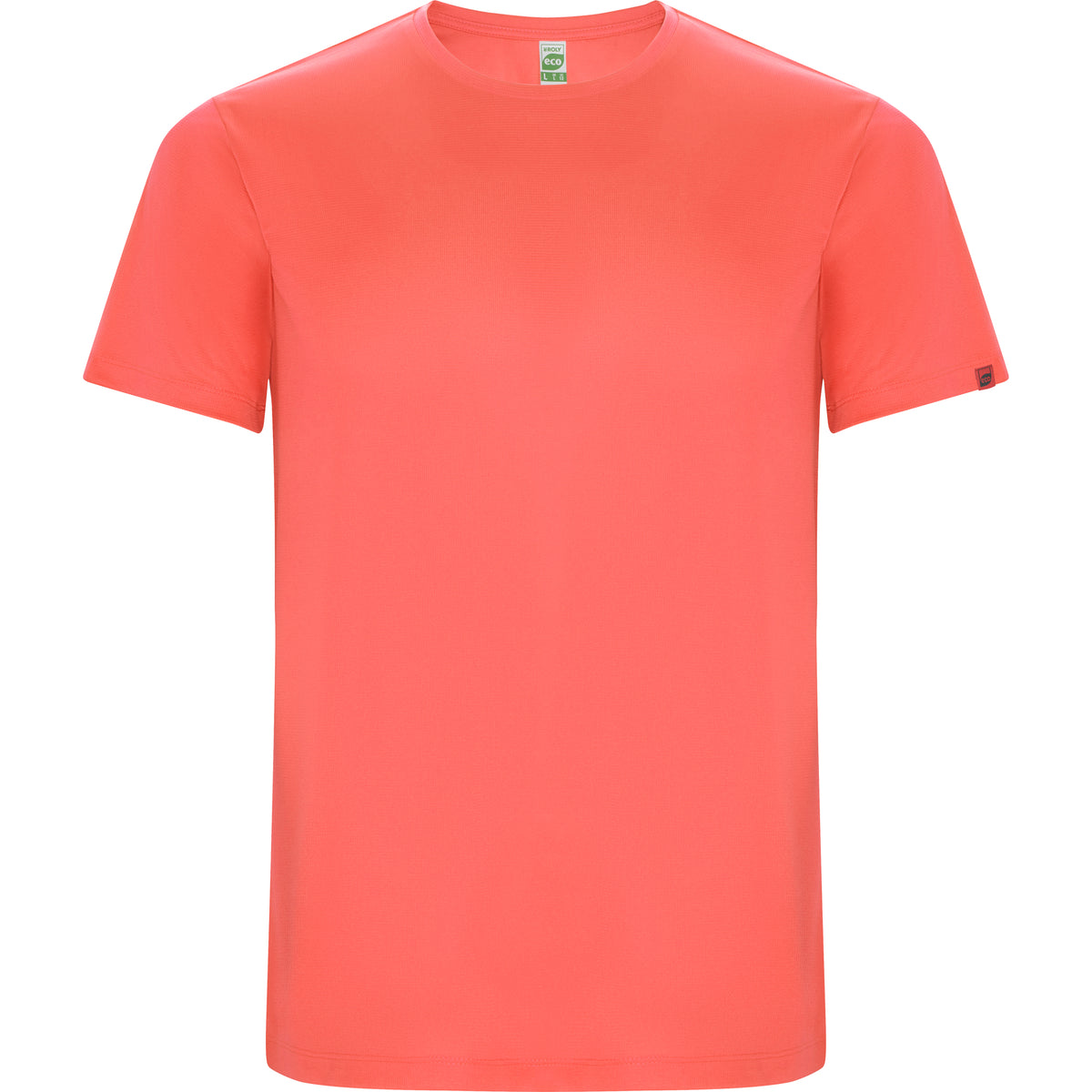 Camiseta técnica 8014 Imola - Coral flúor - delantera