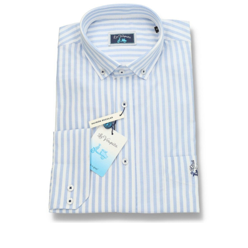 CAMISA 5/6455 LA VESPITA CUELLO 305 COLOR UNICO - DF CREACION