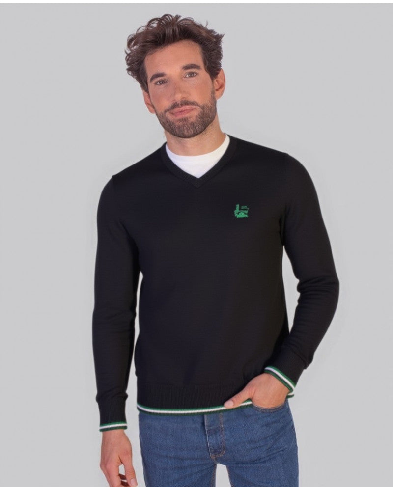 Suéter La Vespita 51048 – Elegancia clásica con cuello redondo y confort premium