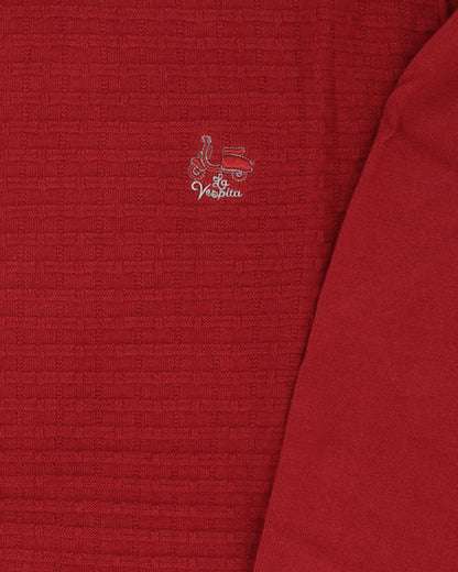 Suéter La Vespita 51050 – Elegancia clásica con cuello pico y confort premium